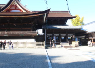 吉備津神社の拝殿