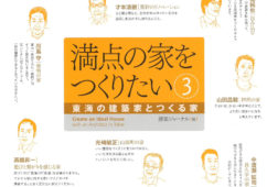 建築ジャーナル・編「満点の家をつくりたい③　東海の建築家とつくる家」　　発刊される