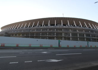 新国立競技場の建設現場の現在