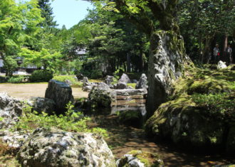 滋賀湖西　旧秀隣寺庭園