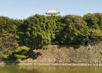 名古屋城　天守の間から見る