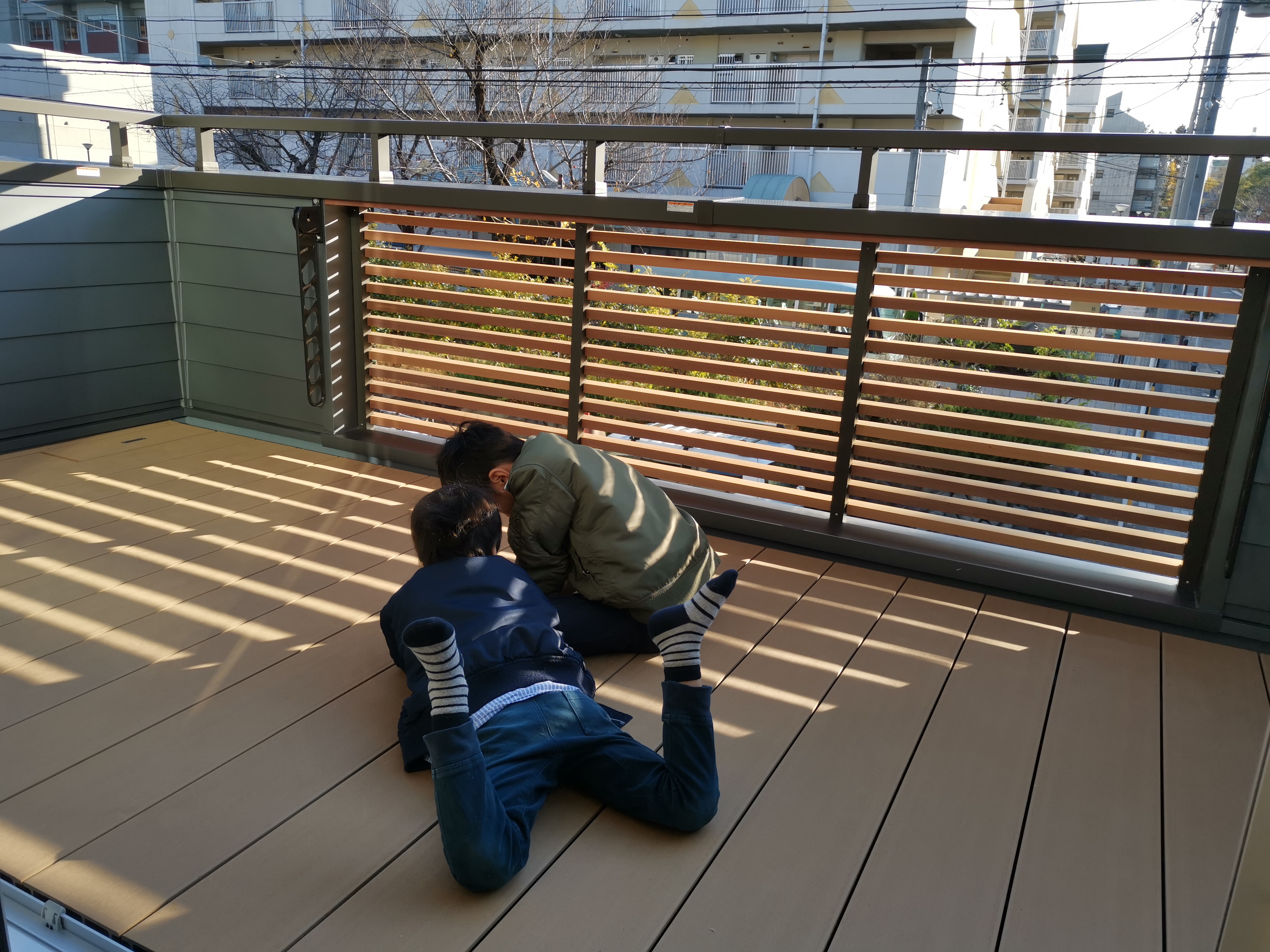 T字路の家 バルコニーは心地よい遊び場 ブログ 名古屋の住宅設計事務所 才本設計アトリエ