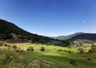 昨日は密をさけ　恵那　中津川の山村を訪問