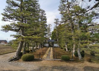 長浜　安楽寺の参道と庭園の不思議