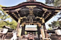 京都　二つめの国宝唐門　豊国神社唐門