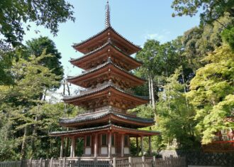 南山城　海住山寺の五重塔　不思議なデザイン